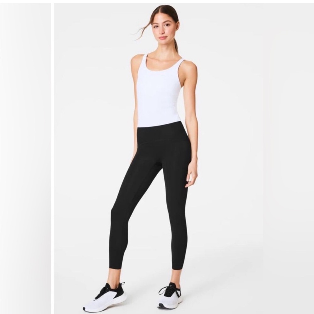 SPANX Booty Boost 7/8 Leggings – Very Black – Size L